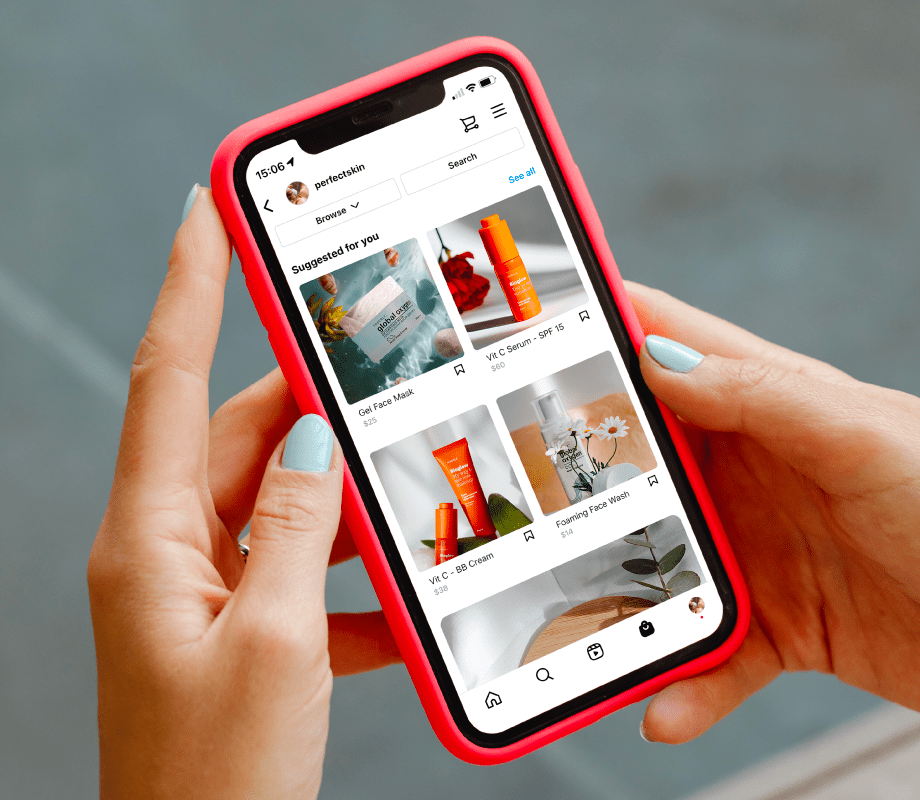 mobile phone - online store - shopify - digital marketing site - digital marketing online store